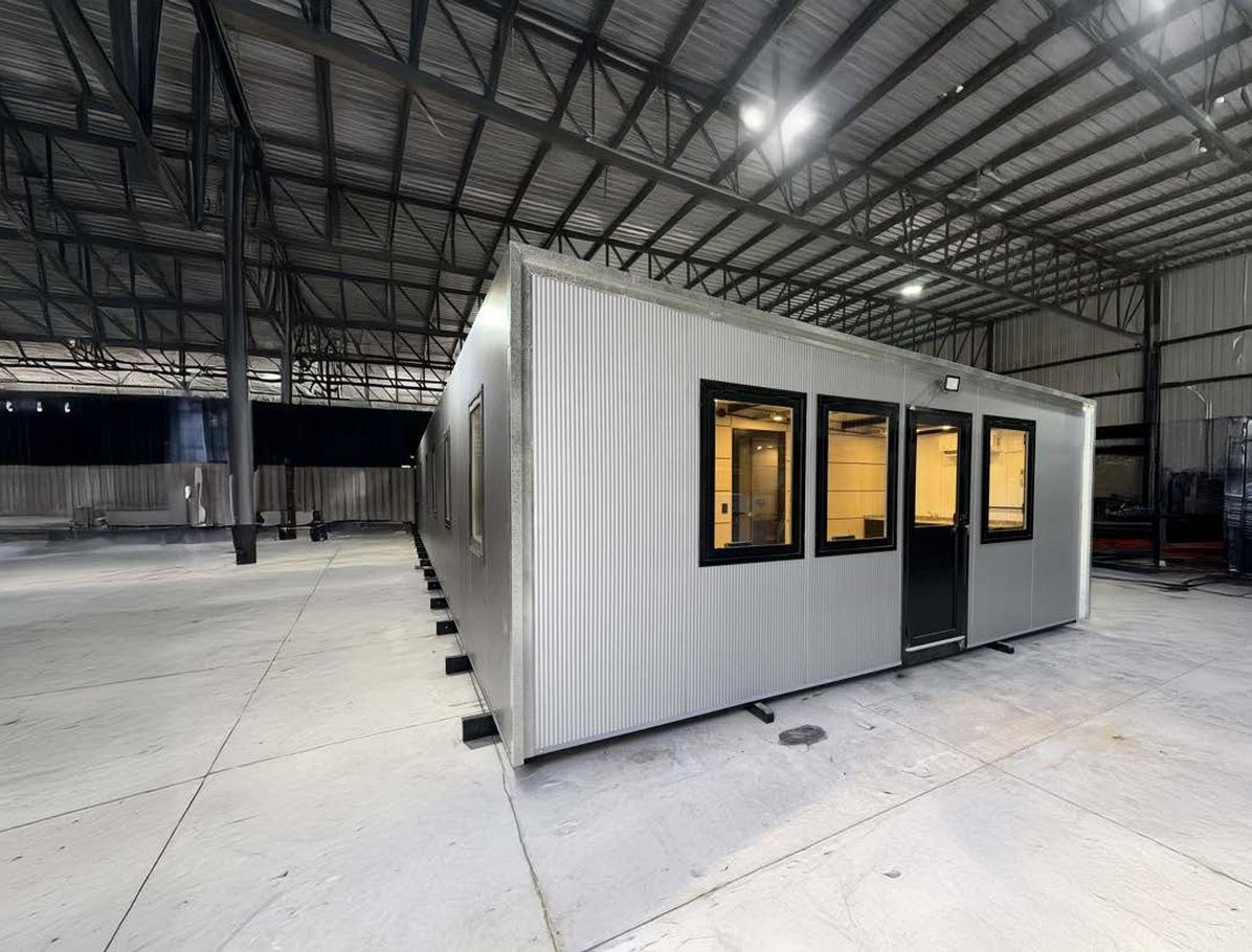 Oficina modular terminada