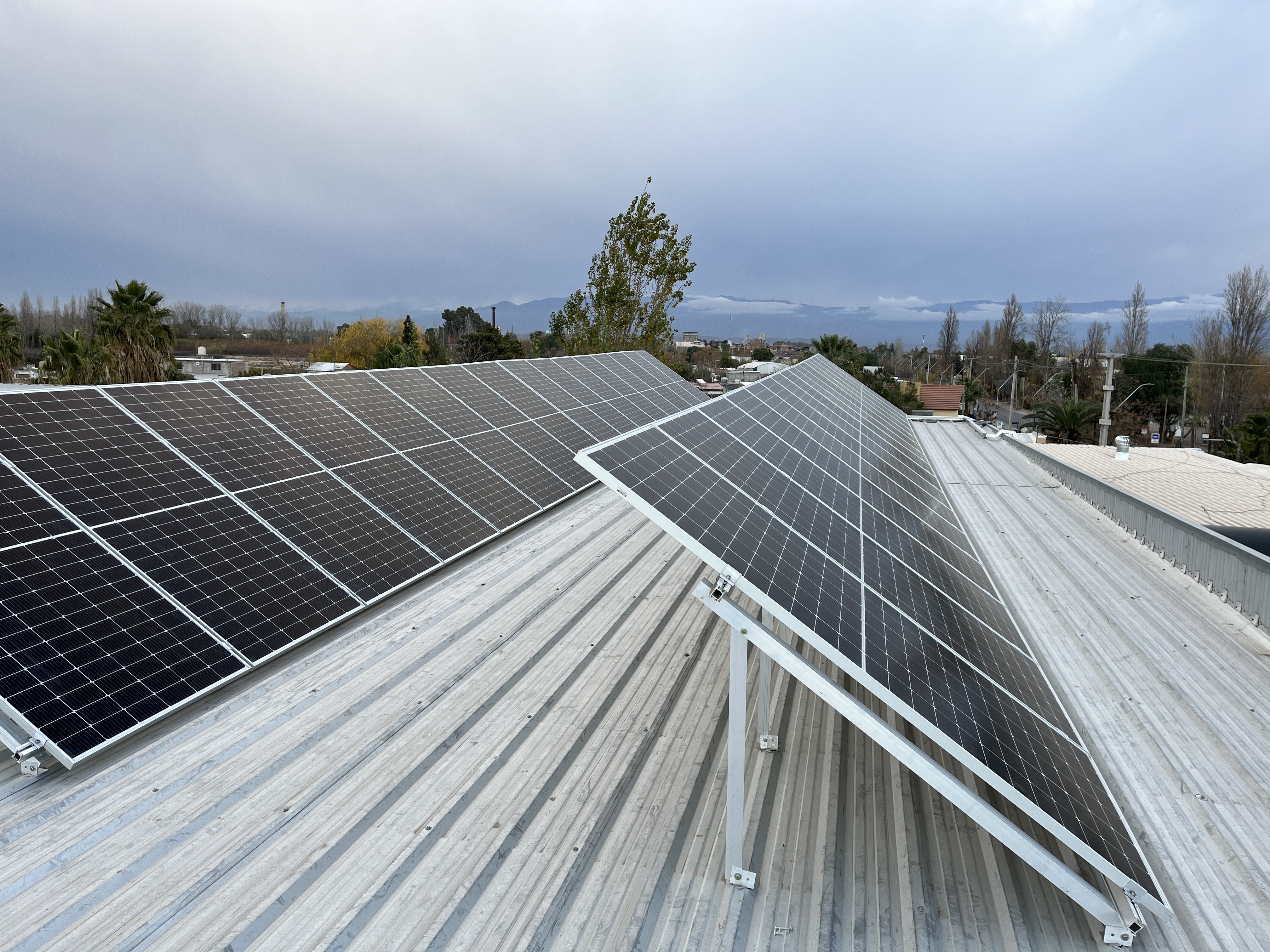Instalación solar industrial realizada